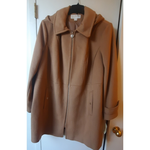 MICHAEL KORS PLUS SIZE WOOL BLEND JACKET - Picture 4 of 7